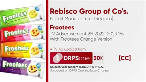 Frootees Tv Ad 2h 2022 2023 15s Philippines With Frootees Orange