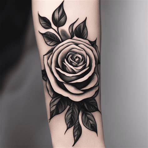 90 Rose Tattoo Ideas Created with Ai | artAIstry