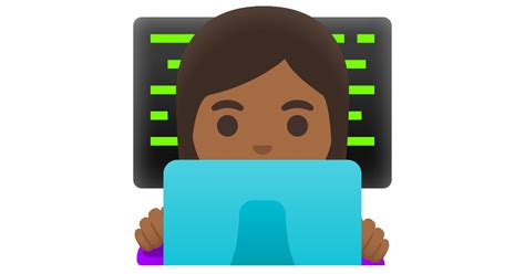 Woman Technologist Medium Dark Skin Tone Emoji