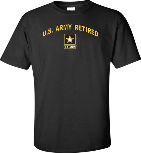 Army Star Logo Us Army Retired Shirt