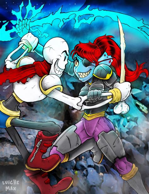 Papyrus Vs Undyne By Luichemaxx On Deviantart