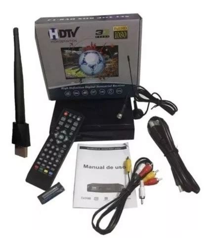 Tdt Decodificador Para Tv Receptor Televisor Codificador Mercado Libre