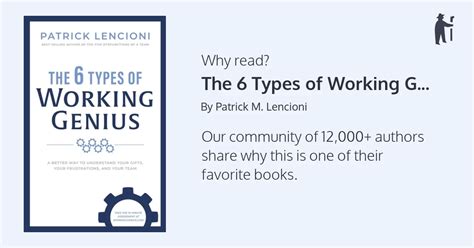 Why read The 6 Types of Working Genius?