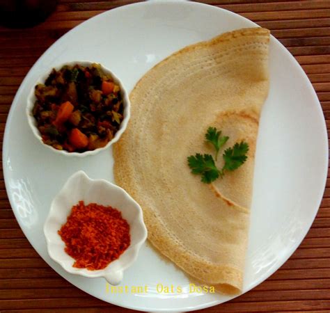 Instant Oats Dosa | Oats Dosa Recipe - Palate's Desire