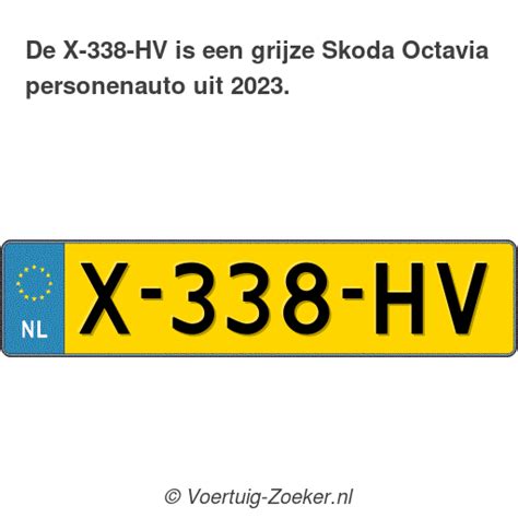 Kenteken X Hv Skoda Octavia Auto X Hv Voertuig Zoeker Nl