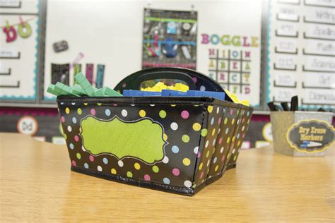 Teacher Created Resources Chalkboard Brights Storage Caddy