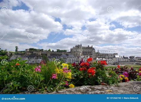 Famous Castle Amboise in France Editorial Photography - Image of ...