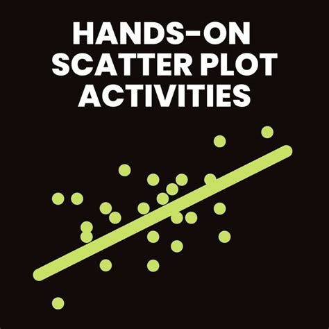 11 Hands On Scatter Plot Activities