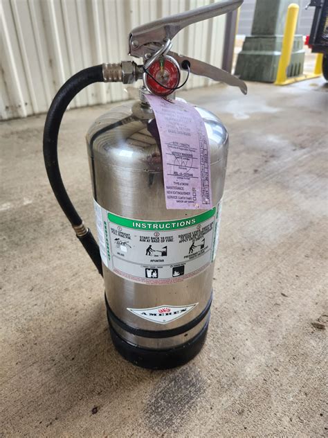 Fire Extinguisher K Type Silver Used Equipment