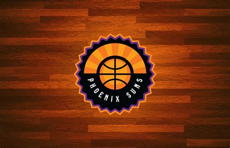 Cool Phoenix Suns Vintage Basketball Logo Redesign