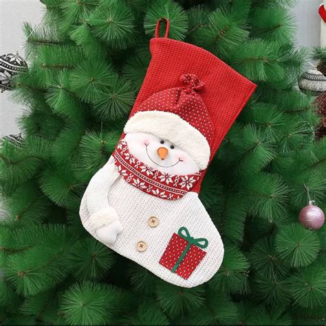 Новогодний носок для подарков / Рождественский носок для подарков ...