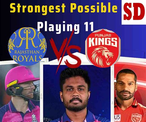 Ipl 2023 Rr Vs Pbks Strongest Possible Playing 11 Of Both The Teams