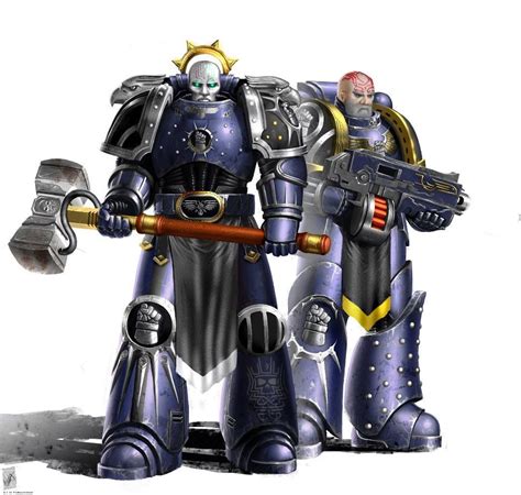 Warhammer K Artwork Warhammer Space Marine Art Power Hammer