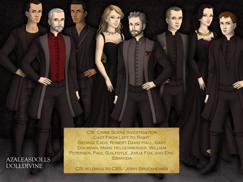 CSI: Crime Scene Investigation Cast by nickelbackloverxoxox on DeviantArt