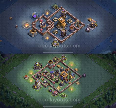 Meisterhütte Lvl 7 Anti 3 Sterne Base Link Layout Nachtdorf Coc Clash Of Clans 2023 Mh7