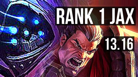 JAX Vs DARIUS TOP Rank 1 Jax Rank 4 TR Challenger 13 16 YouTube