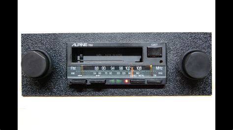 Vintage Alpine 7150 Amfm Cassette Car Stereo Youtube