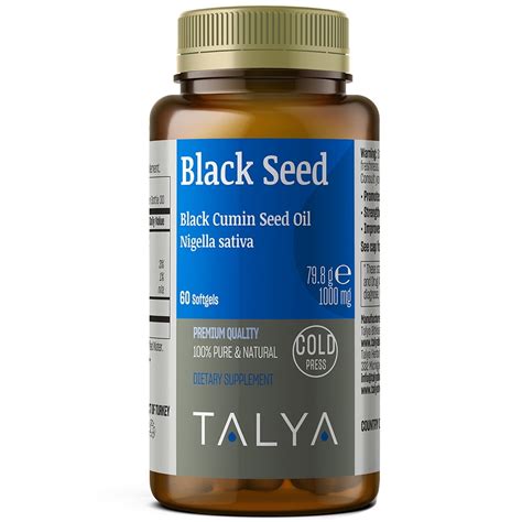 TALYA Black Seed Oil Softgel With High Thymoquinone Immune Support