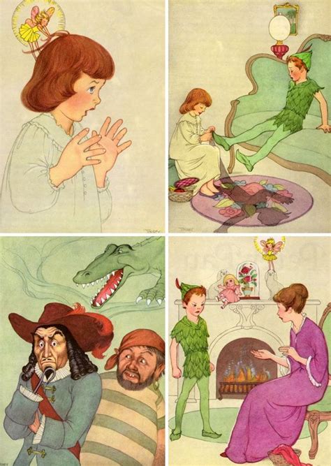 Peter Pan Abridged Version By Jm Barrie Illustrated By Etsy