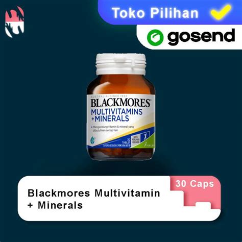 Jual Blackmores Multivitamins Minerals 30caps Original Di Seller