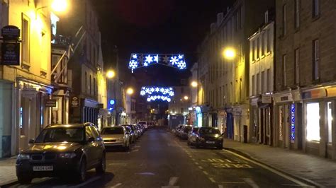 Christmas Lights George Street Perth Perthshire Scotland Youtube