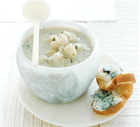 Cauliflower And Stilton Soup Recipe Soup Recipe Gourmet Traveller