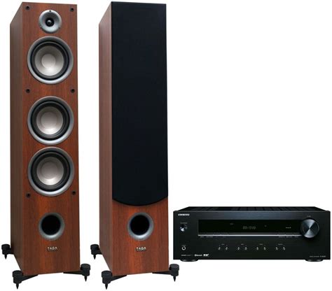 Onkyo Tx B Taga Tav F Czarno Orzechowy Zestaw Stereo Niskie