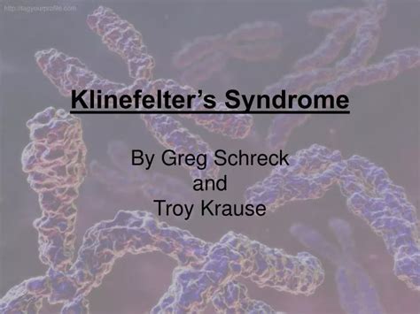 Ppt Klinefelter’s Syndrome By Greg Schreck And Troy Krause Powerpoint Presentation Id 6730584