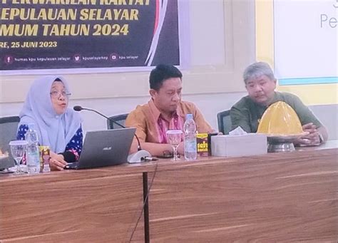 Kpud Gelar Sosialisasi Penetapan Dapil Dan Alokasi Kursi Dprd Selayar