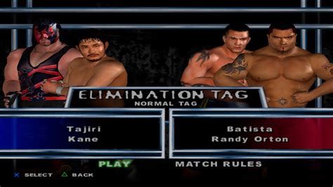 Wwe Smackdown Here Comes The Pain Tajiri Kane Vs Batista Randyorton