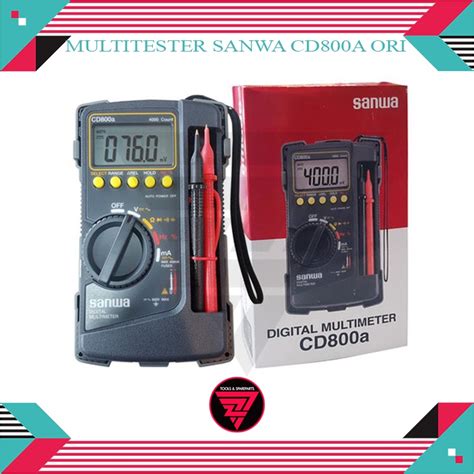 Jual Multitester Digital Sanwa CD800a Digital Multimeter Original