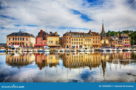 Honfleur, Normandy France. editorial stock image. Image of yachts - 72503099