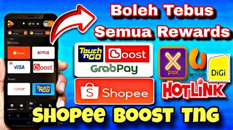 Aplikasi Top Up Free Terbaru Shopeepay Boost Touch N Go Youtube