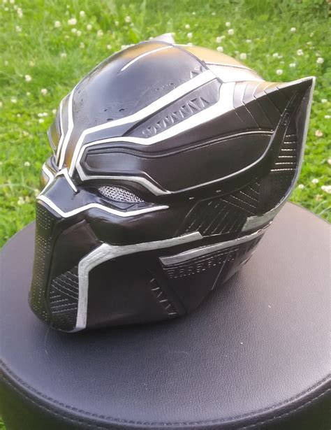 Black Panther Helmet Wearable Finished 1 1 Life Size Replica Etsy