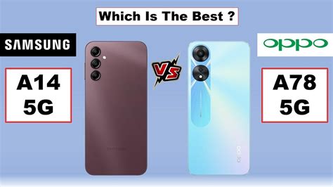 Samsung Galaxy A14 5g Vs Oppo A78 5g Youtube