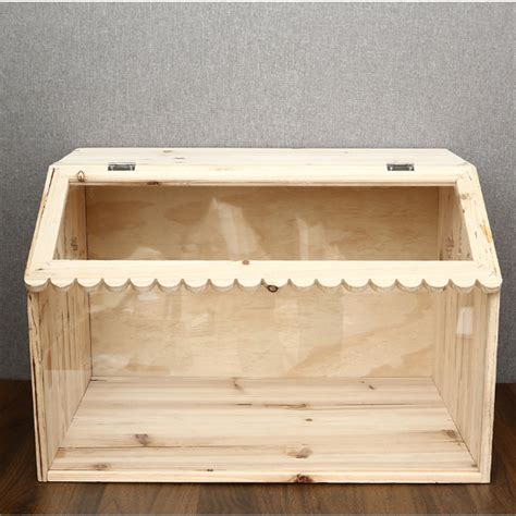 Small Pet Chicken Hamster Wooden Breeding Cage Pet Nest Panoramic View