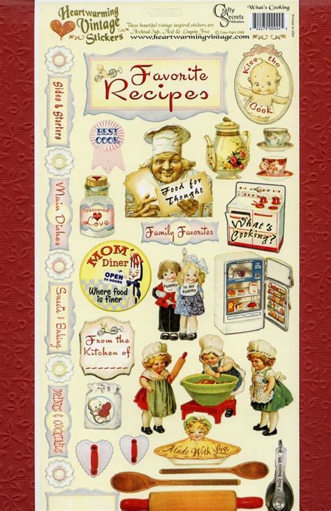 What's Cooking STICKERS Cooks Stickers Kitchen