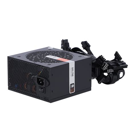 Power Supply อุปกรณ์จ่ายไฟ Syndome Sps 750 750w 80 Plus Bronze Black Atx