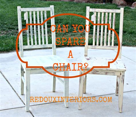 Can You Spare A Chair Redoux Interiors