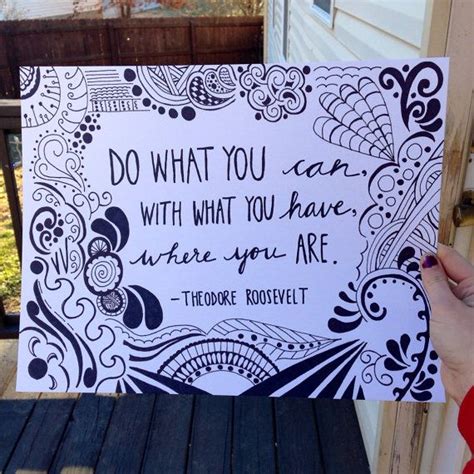 Perfect For Your Office Or Home Hand Drawn Inspirational Theodore