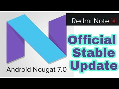 REDMI NOTE 4 OFFICIAL STABLE ANDROID NOUGAT UPDATE MUST WATCH