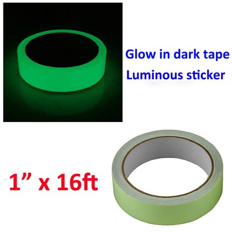 Aliexpress Buy 25mm Wide Green Glow In Dark Tape Wall Sticker