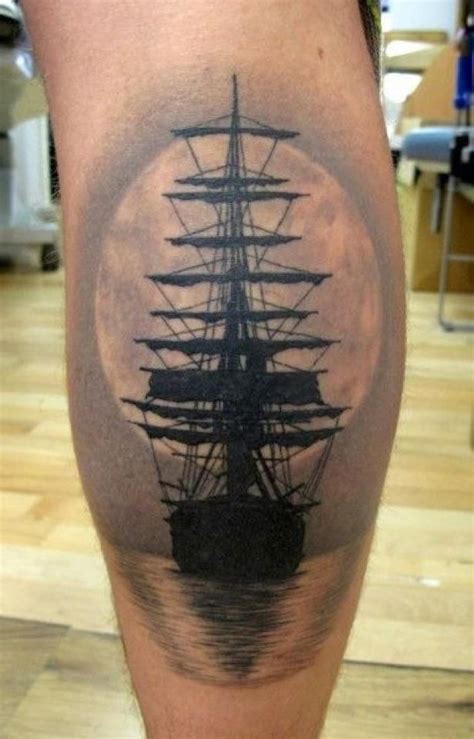 28 Outstanding Pirate Ship Tattoos And Meanings Tattooswin