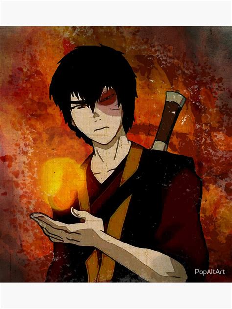 Zuko Watercolor Avatar The Last Airbender Sticker For Sale By