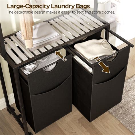 BTERAZ Metal Laundry Cart with Wheels - Wayfair Canada