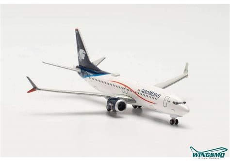 Herpa Aeroméxico Boeing 737 MAX8 XA MAK 535595 WINGSMO Aircraft