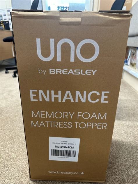 5 0 Breasley Enhance 4cm Memory Topper Kaos Beds Mattresses Shop