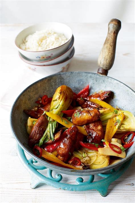 Sticky Chicken Stir Fry Recipe Delicious Magazine