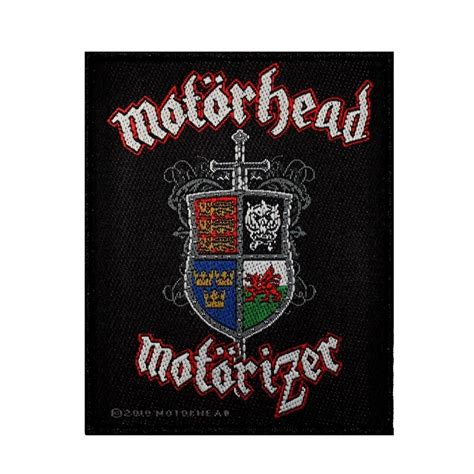 Motorhead Motorizer Patch Album Cover Art Heavy Metal Band Woven Sew On