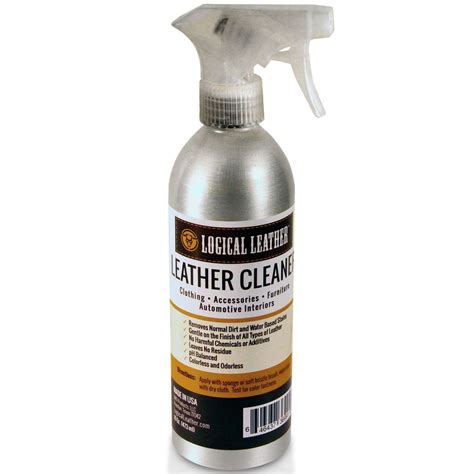 Leather Cleaner Spray - pH Balanced, Non-Toxic Gentle - 16 oz ...